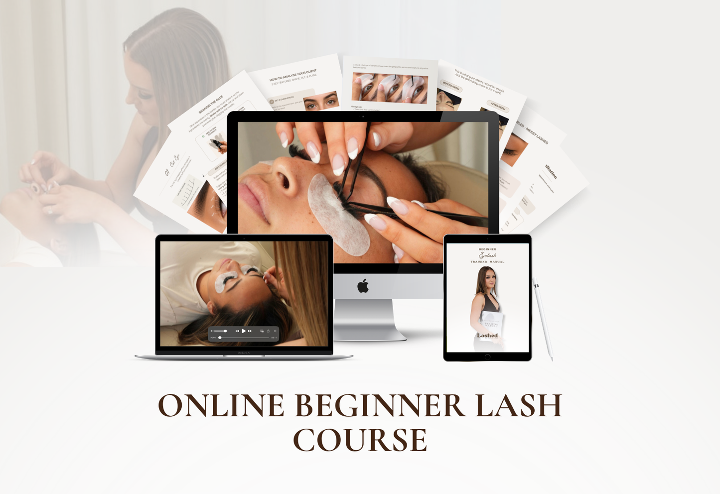 ONLINE BEGINNER EYELASH COURSE