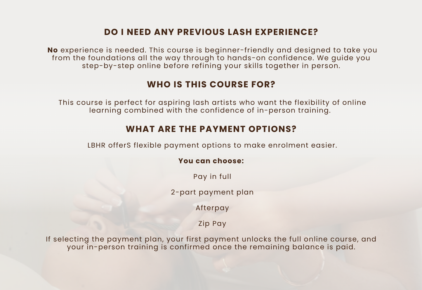 2-DAY HYBRID LASH COURSE