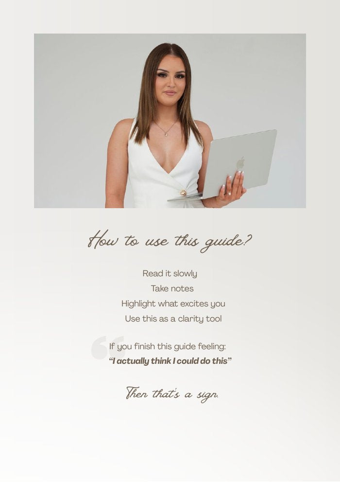 Inside page of the Beginner Lash Tech Guide