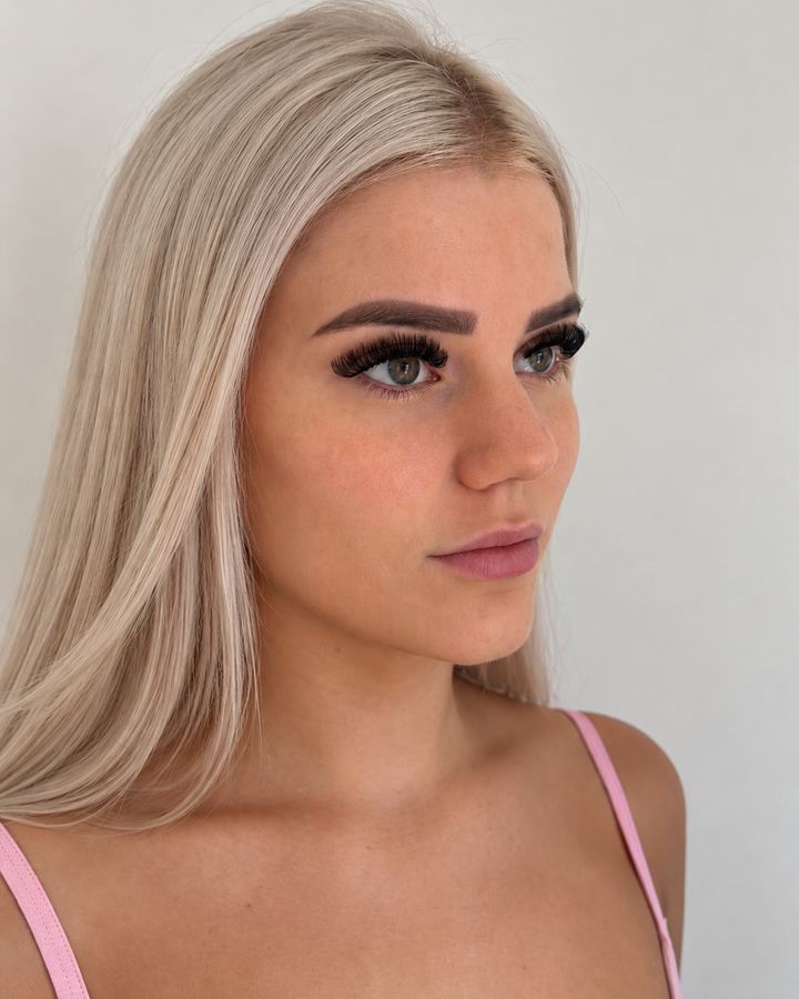 The Bold on a client at Lashed by Holly-Rose, North Lakes