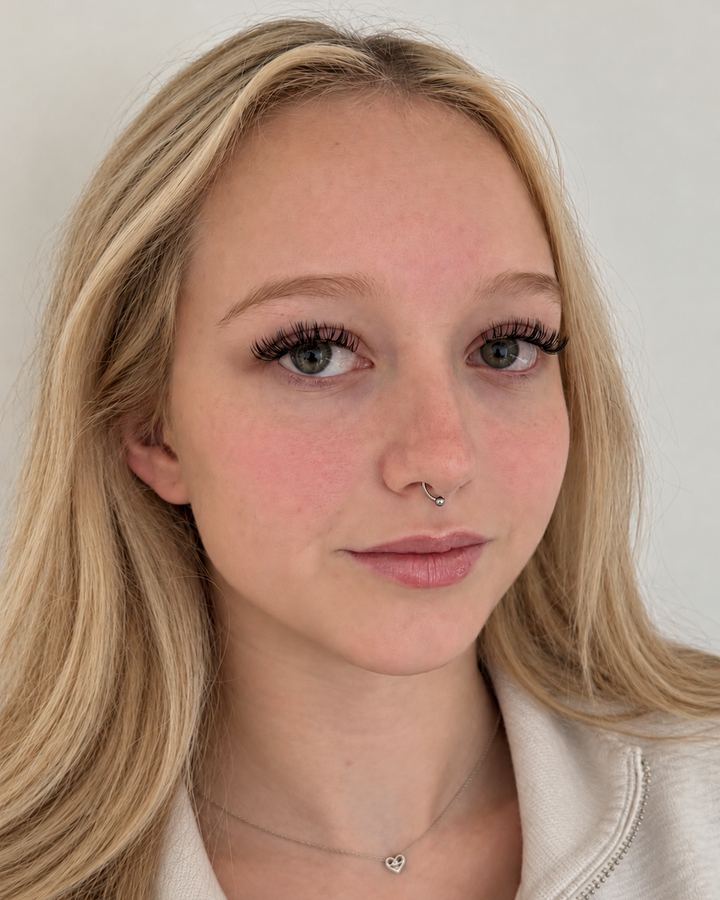 Wet Classic Set on a client at Lashed by Holly-Rose, North Lakes